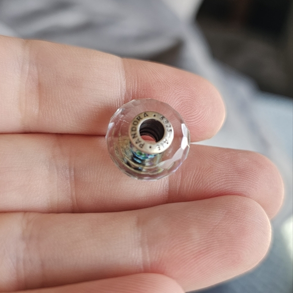 Pandora sterling unique charm. See all pics for more info. I love this charm. Co - Picture 3 of 4